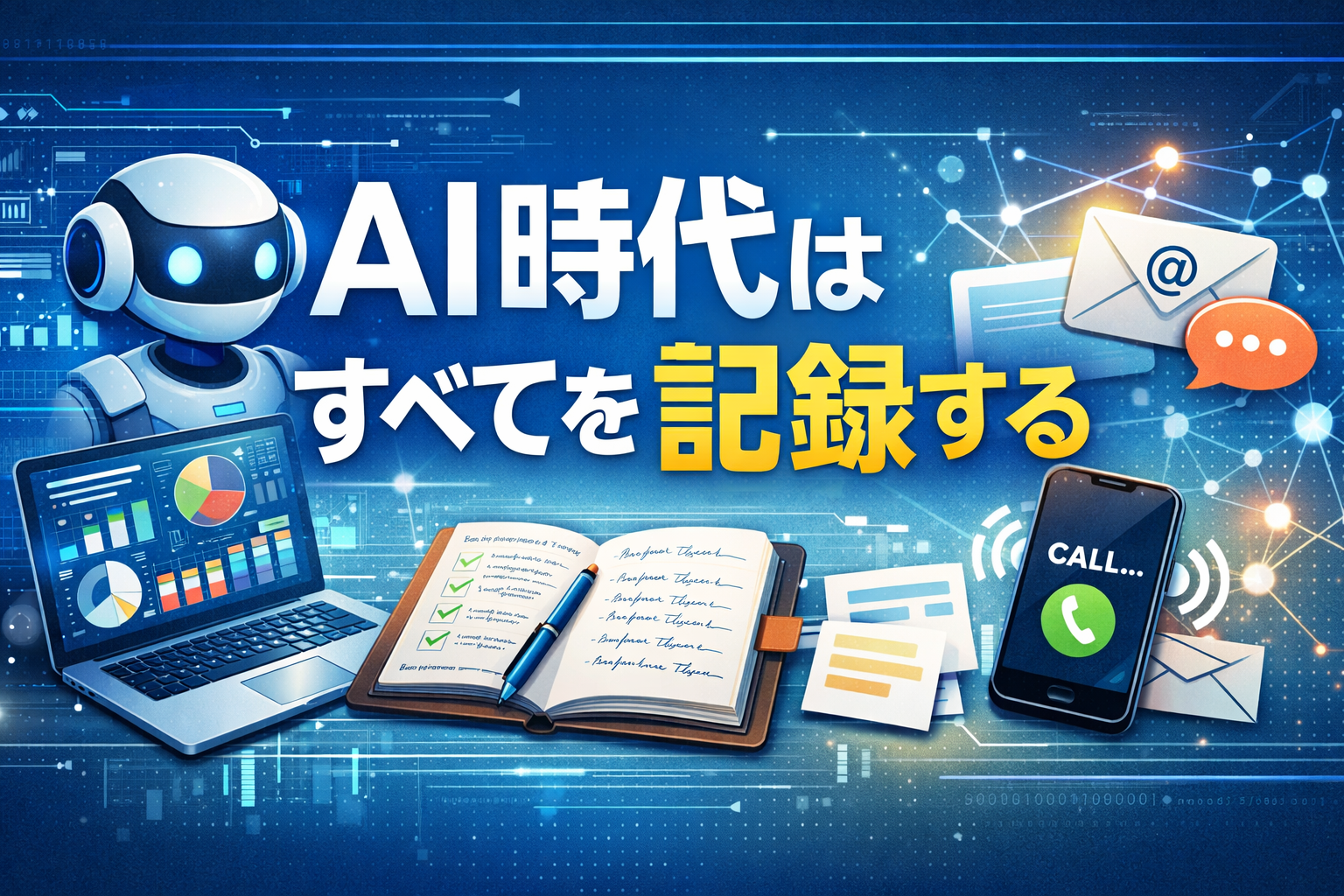 AI時代はすべてデータで記録すること