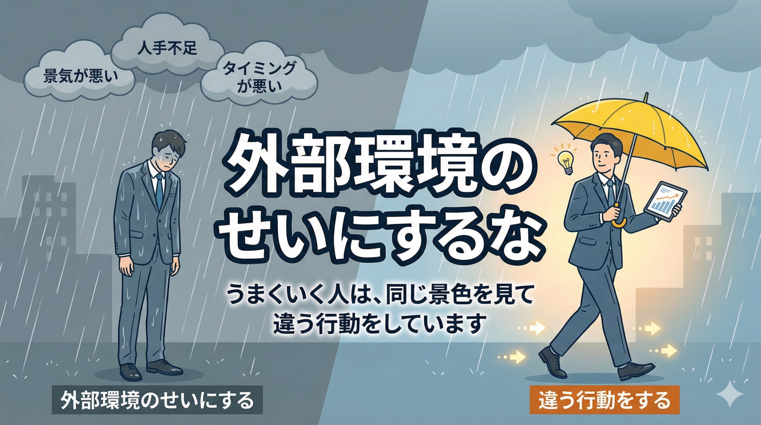 外部環境のせいにするな―うまくいく人は、同じ景色を見て違う行動をしています―