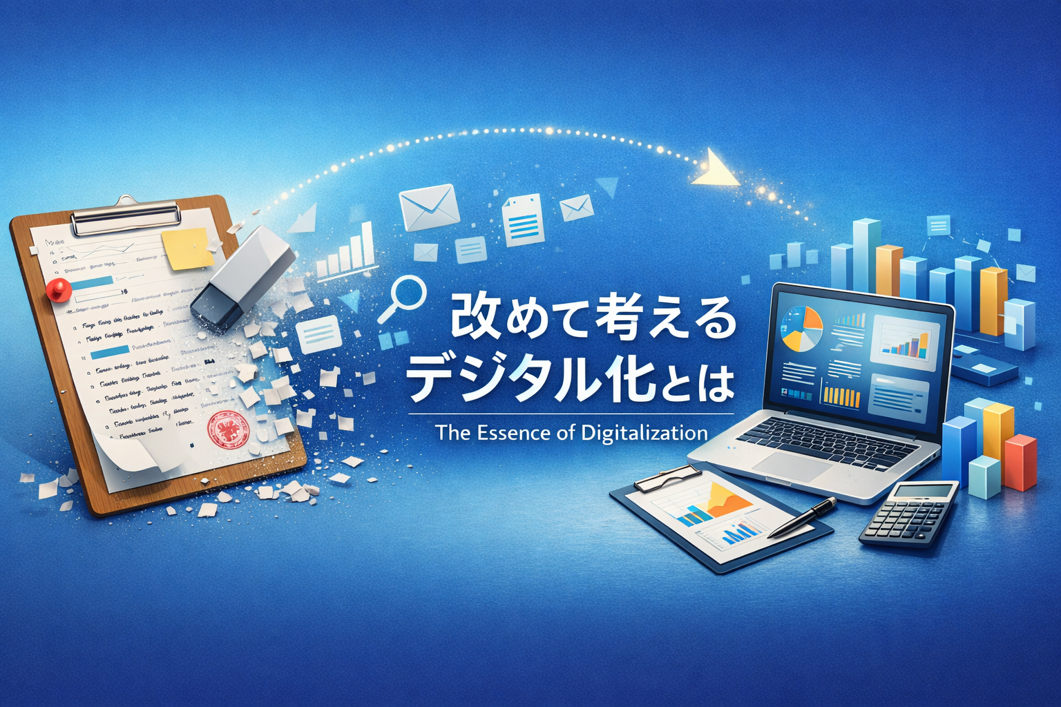 改めて考えるデジタル化とは ~そぎ落とすことから始まる、本当の準備~