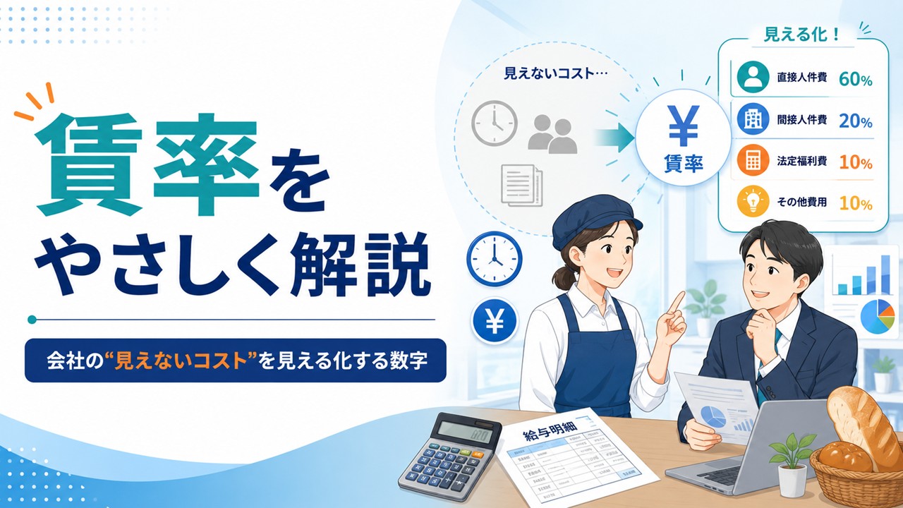 「賃率」をやさしく解説します ~会社の”見えないコスト”を見える化する数字~